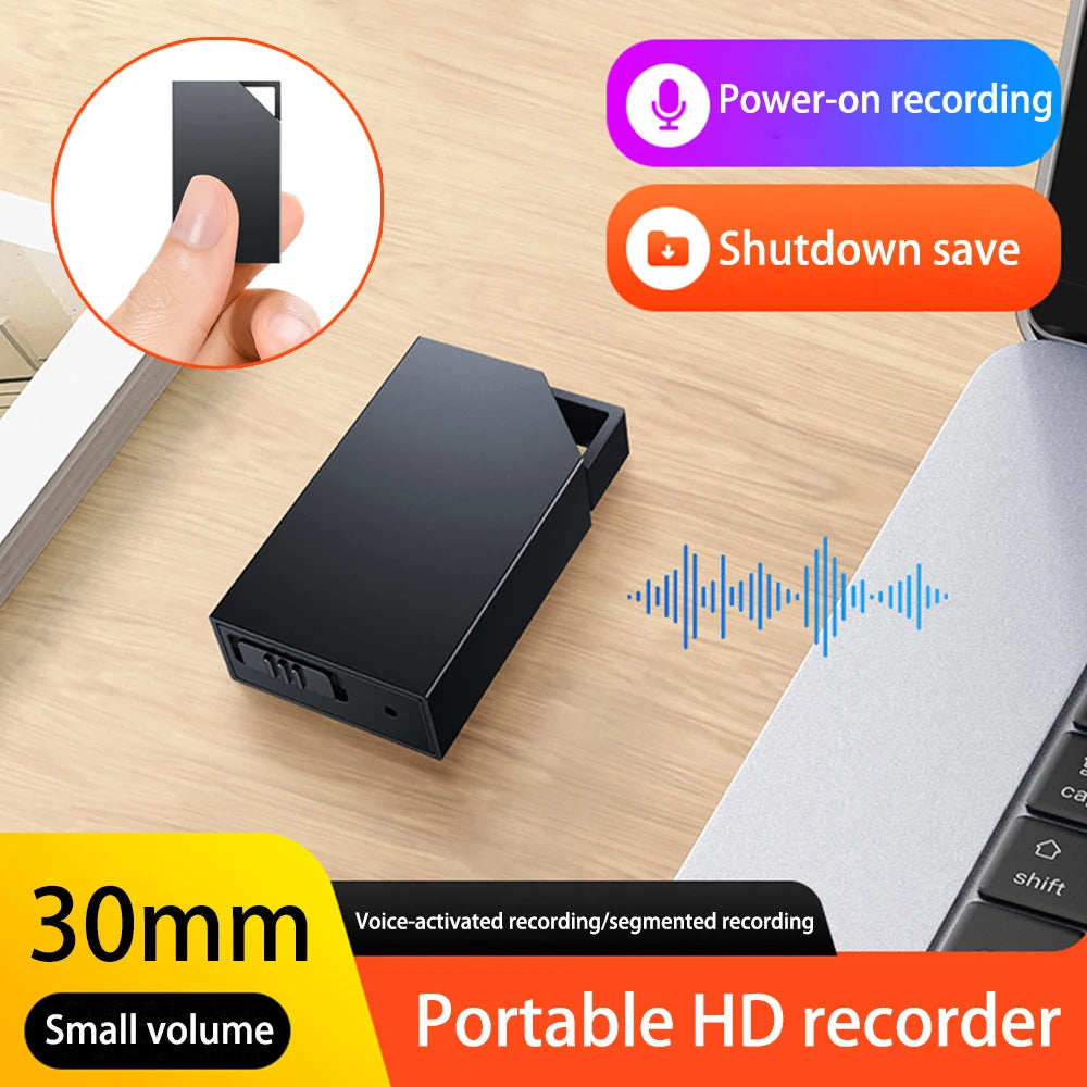 Mini USB Pen Voice Activated Digital Audio Voice Recorder 8G 16G 32G HD Noise Reduce Recording MP3 Player Dictaphone Recording