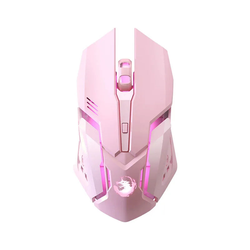 Wireless Mouse Bluetooth Rechargeable Mice Ultra-thin Silent LED Colorful Backlit Gaming Mouse For iPad Computer Laptop PC