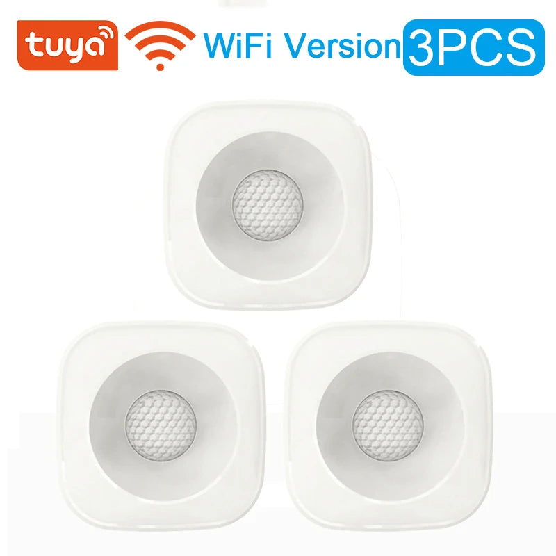 Tuya ZigBee/WiFi PIR Motion Sensor Wireless Infrared Detector Security Burglar Alarm Sensor Smart life APP Control Compatible