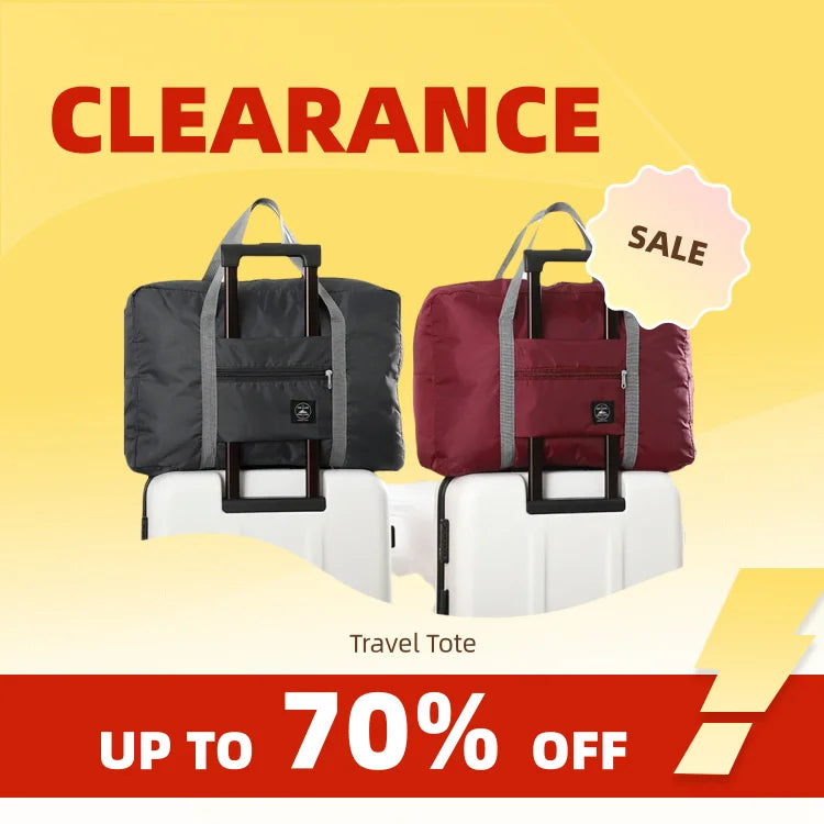 Clearance_2 Pack Foldable Travel Duffel Bag for Airlines Carry on Bag Weekender Overnight Hospital Tote Bag Gym Duffel Bag Women