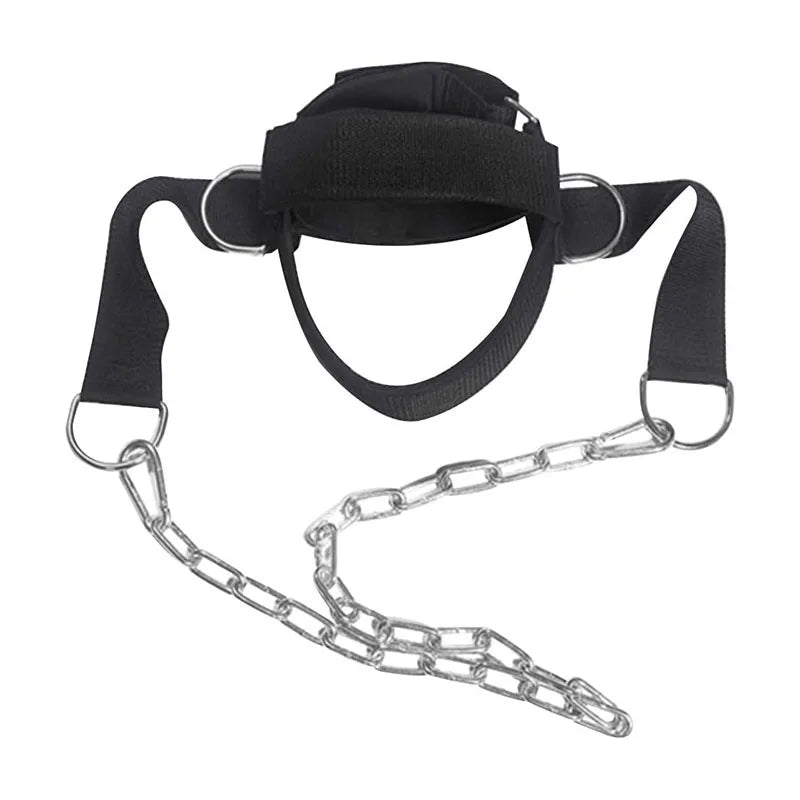 Head Neck Training Head Harness Body Strengh Adjustable Exercise Strap Neck Muscle Power Training Gym Fitness Weight Bearing Cap