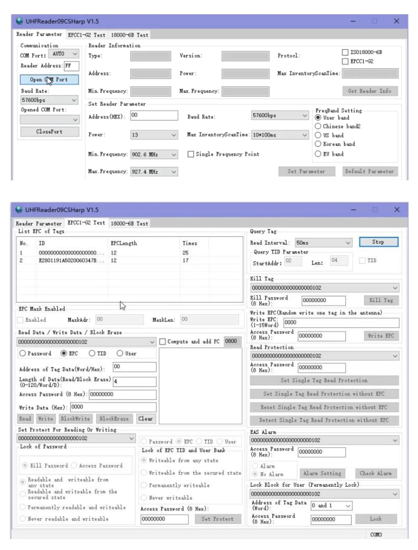 ISO18000 6C 6B 860Mhz~960Mhz UHF RFID Desktop Reader Writer for Card Copier Cloner EPC GEN2 with SDK Development