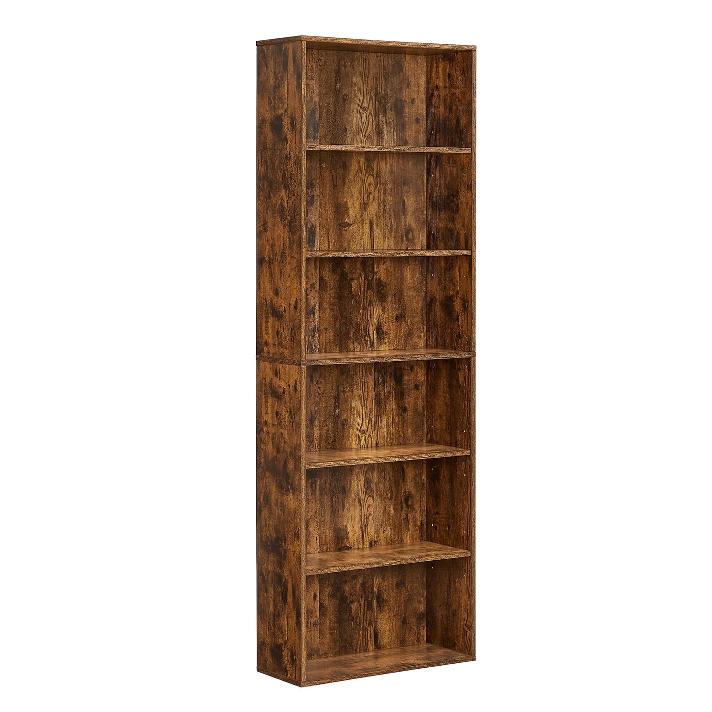 VASAGLE Bookcase, Bookshelf with 6 Shelves, for Living Room, Study, Office, Bedroom, Industrial Style, 24 x 60 x 178.5 cm