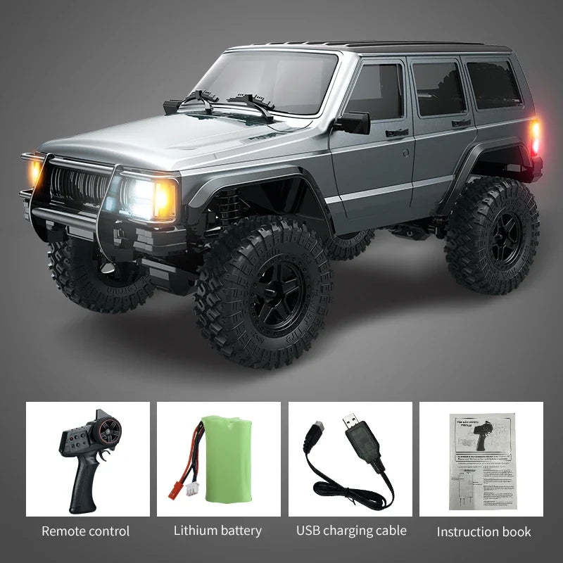 JJRC C8809 1:18 Full Scale Simulation Model Jeep RC Car 2.4G 4WD Motor Pickup Climbing Off-Road Model Car Toys