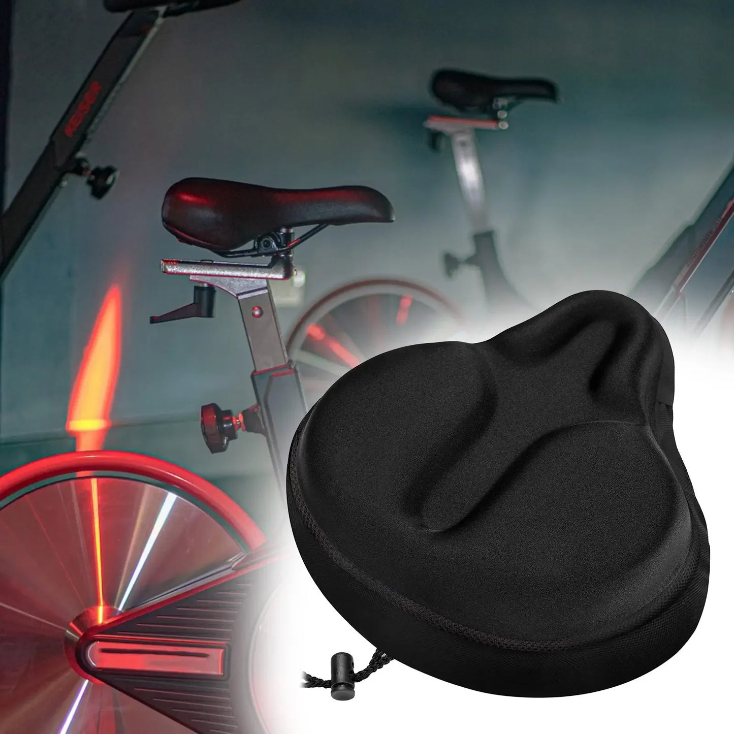 Bicycle Cushion Seat Cover 3D Gel Saddle Pad Padded Soft Extra Comfort Bike Saddle Cover For Mountain Road Bikes