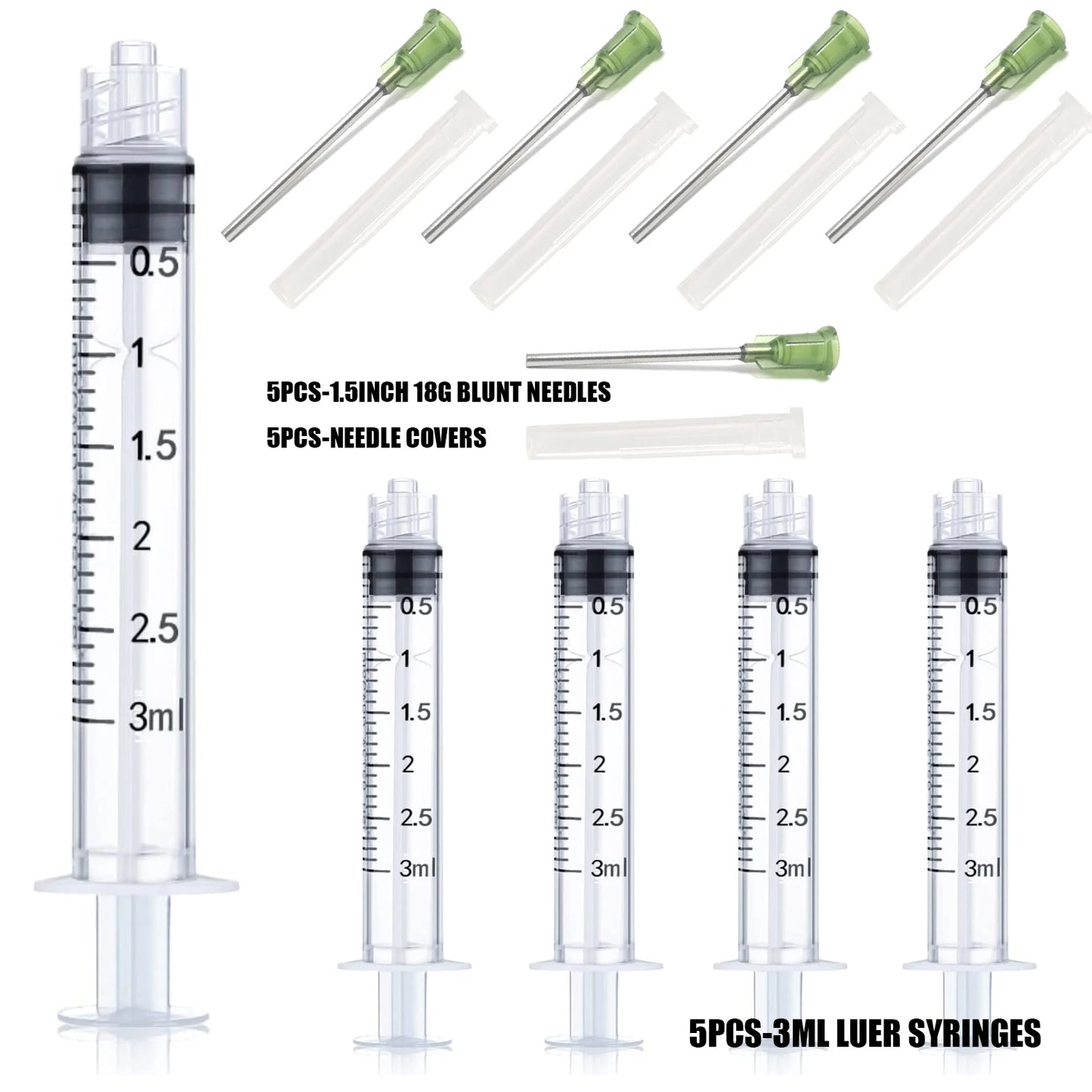 "1 Set Tip Applicator Bottles | Measuring & Watering Tools for Science Labs, Pets, Students, & Glue Applications"