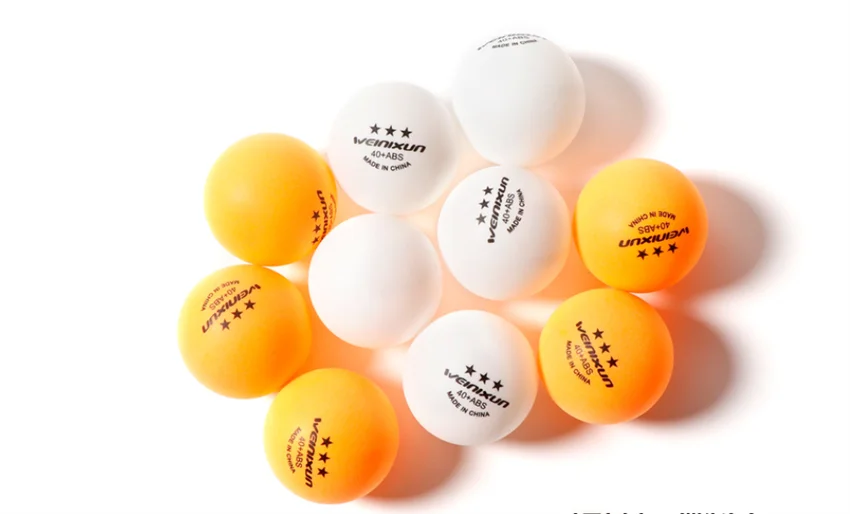 New 3-star Table Tennis Balls New Material A40 High-elastic Durable Training Table Tennis Bals Ping-Pong Balls