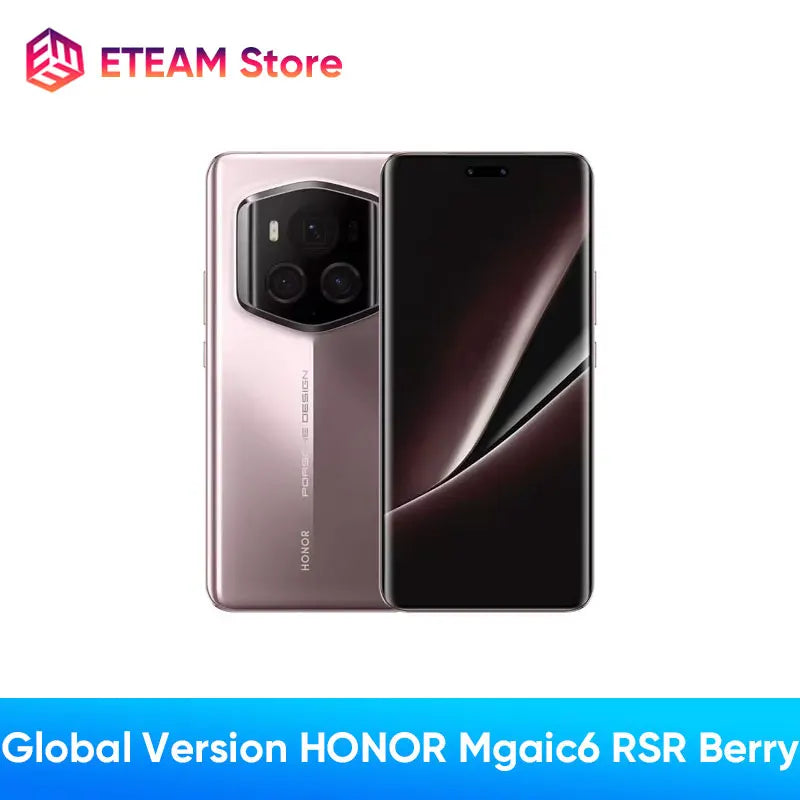 New Original Global Version HONOR Magic6 RSR PORSCHE DESIGN 5G Smartphone 6.8'' 120Hz LTPO OLED Display 66W Wireless SuperCharge