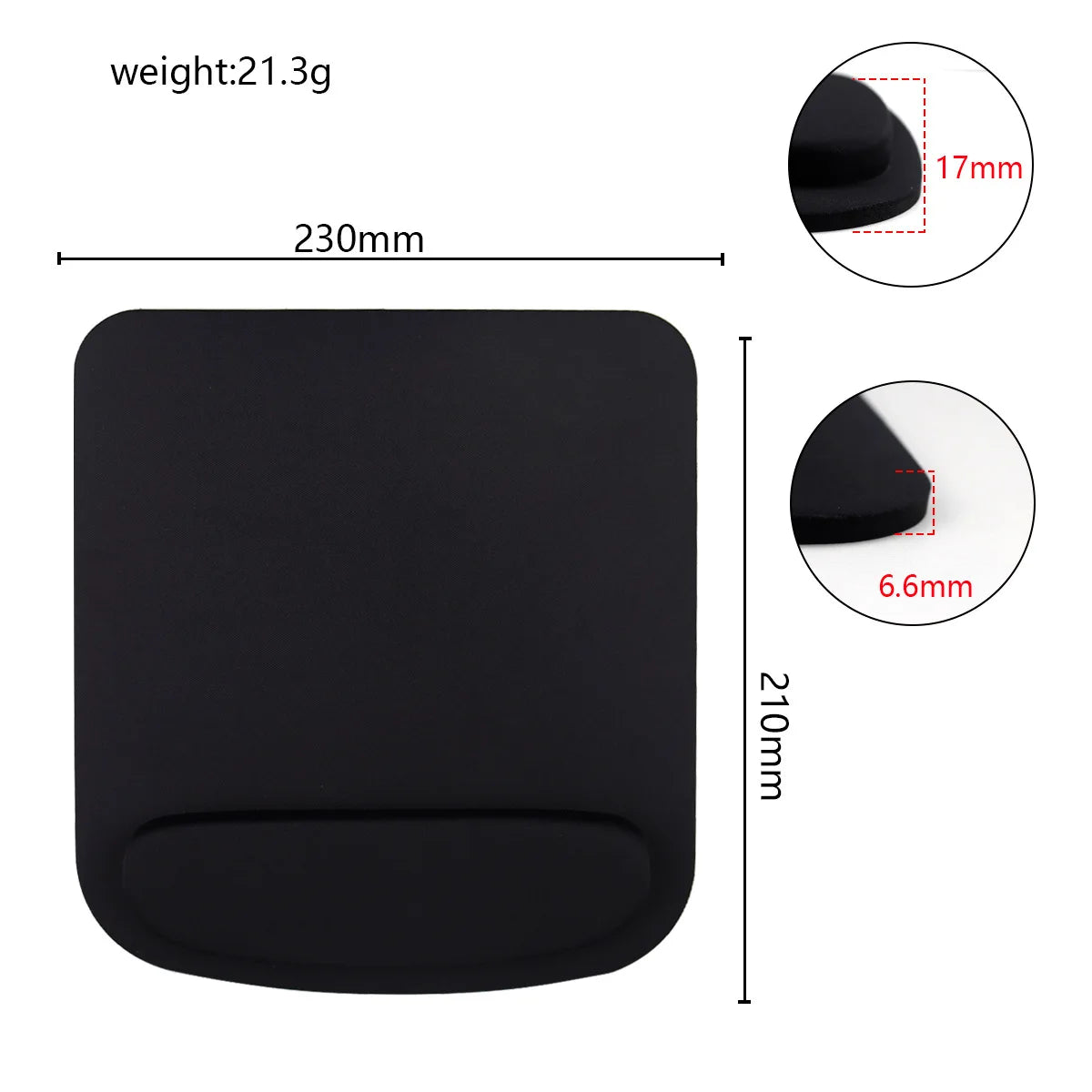 Coolcirc Computer Game Mouse Pad Large Thickened Eva Ergonomic Mousepad Wrist Pad Non-Slip Mouse Mats For Office Accessories