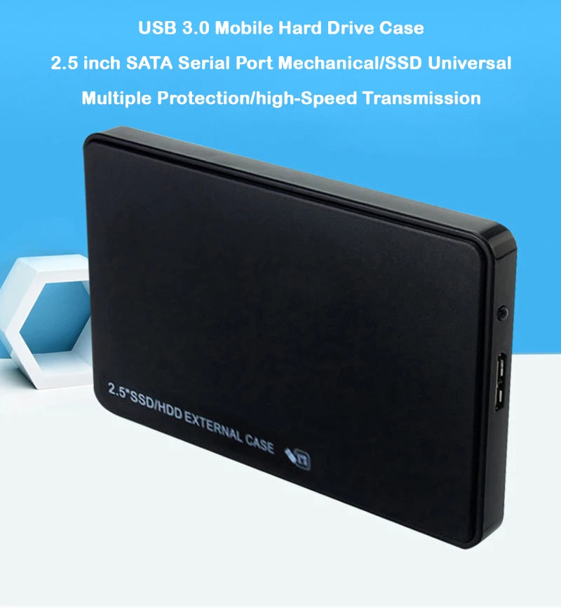 UTHAI 2.5 inch Mechanical SSD Solid State Sata Serial Port Screwless Tool Free Housing USB3.0 External Mobile Hard Drive Case