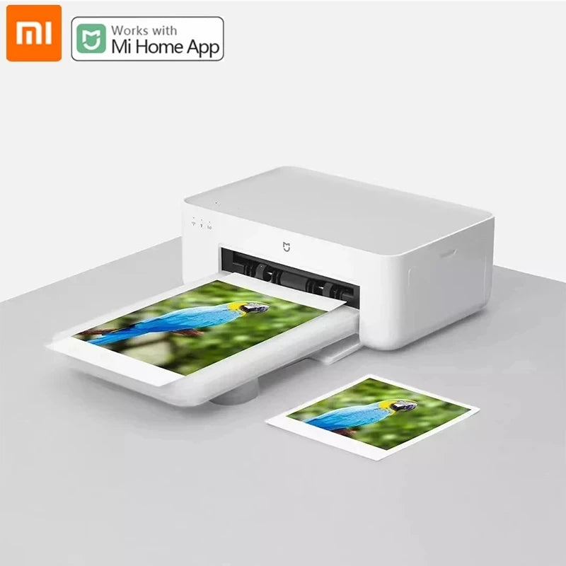 Xiaomi Mijia Mi Photo Printer 6-inch High-Definition Auto Film Multi-size ID Photos Smart Printer Wireless Phone Photo Printer