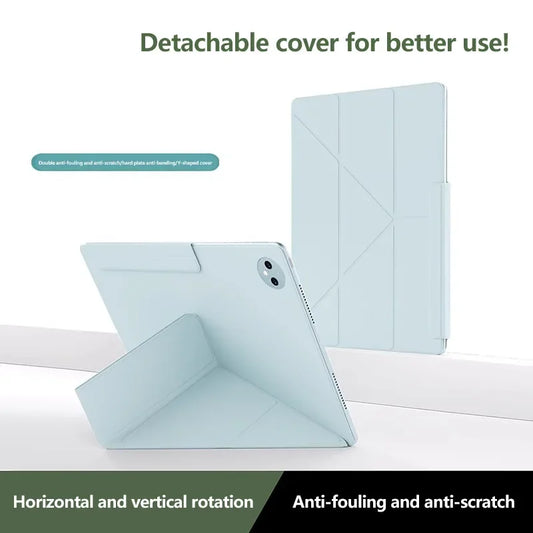 Magnetic Smart Tablet Y-Folding Stand Protective Case Cover For Honor MagicPad 2 12.3 inch