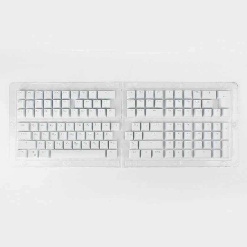 132 Keys Translucent Keycap Korean Keycap Hangul ABS Keycaps Set PBT OEM Profile For Gaming Mechanical Keyboard for MX Switch