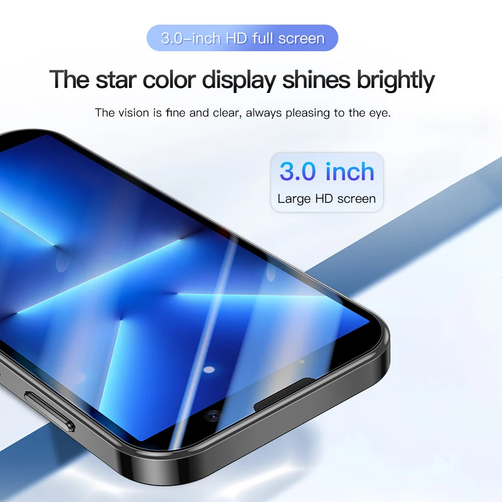 New SOYES XS18 Pro 3.0" Mini Smartphone 2GB RAM 16GB ROM Android 9.0 Face Recognition Dual SIM Dual Standby 3G Network