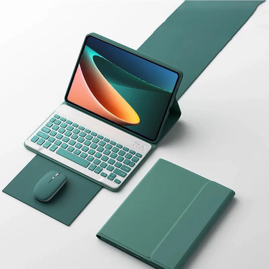 for Xiaomi Mi Pad 5 Case with Keyboard LED Backlit Wireless Mouse for Xiaomi Mipad 5 5 pro Magnetic Case Free Mouse Wireless