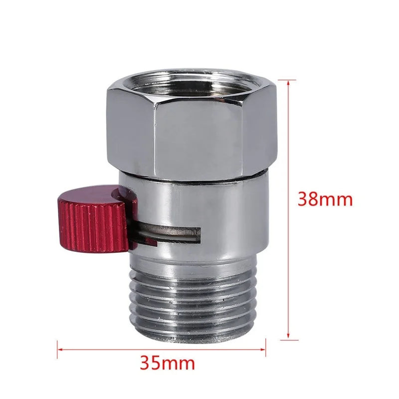 Bathroom Shower Brass Junction Water Flow Control Valve Straight through Shu -off Angle Valve Bath Water Tap Accessory