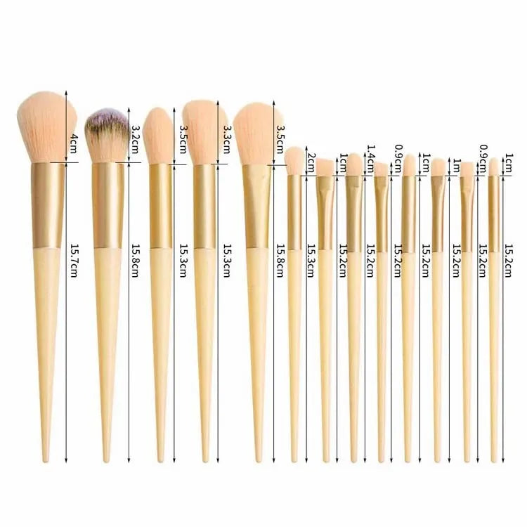 13PCS Makeup Brush Set Eyeshadow Foundation Blush Blending Beauty Brushes Soft & No Poking The Eyelids High Quality Makeup Tools