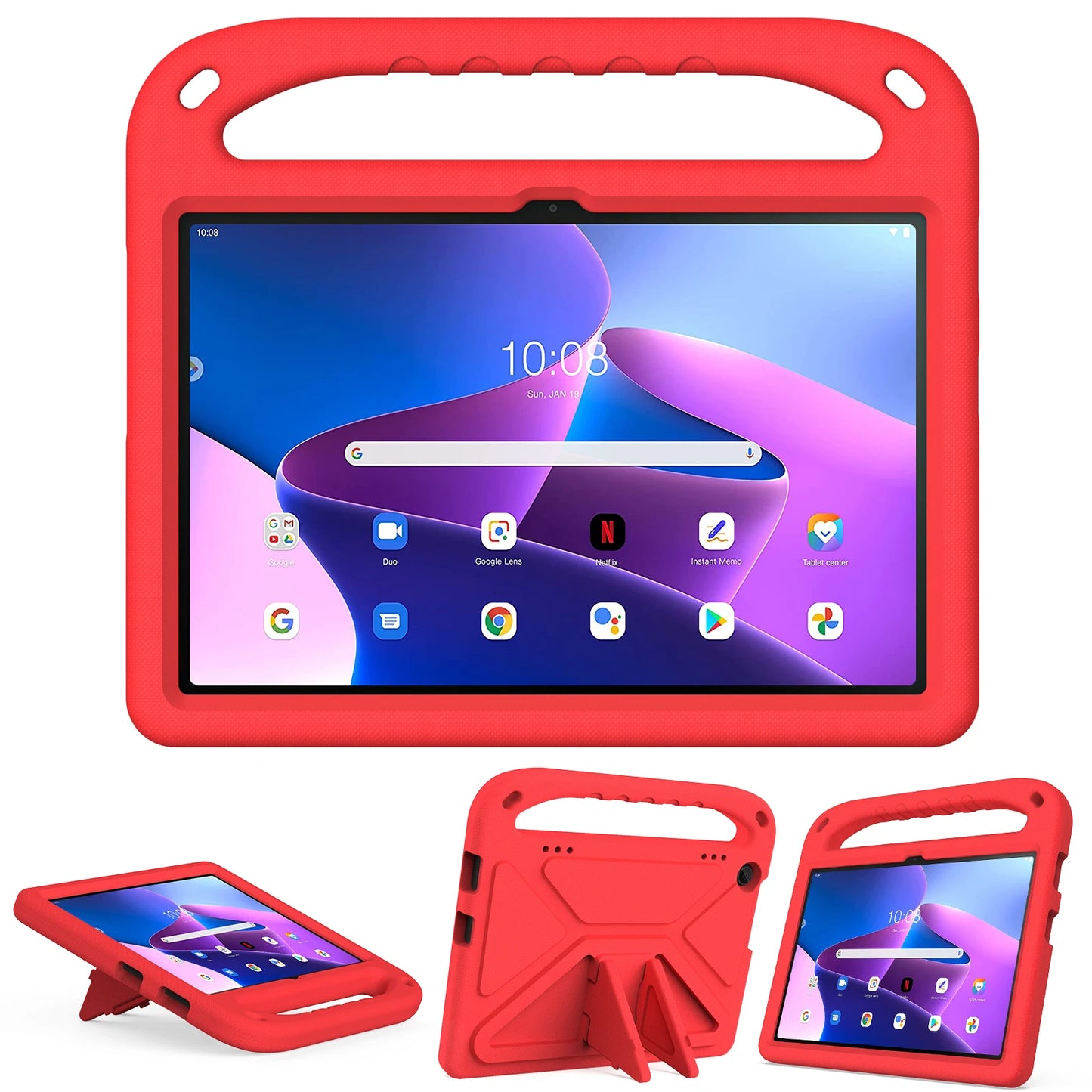 "Shockproof Armor Stand Kids Tablet Case | For iPad Air (10.2''-11'') & Pro (9.7''-10.9'') | Compatible with 7th-10th Generation"