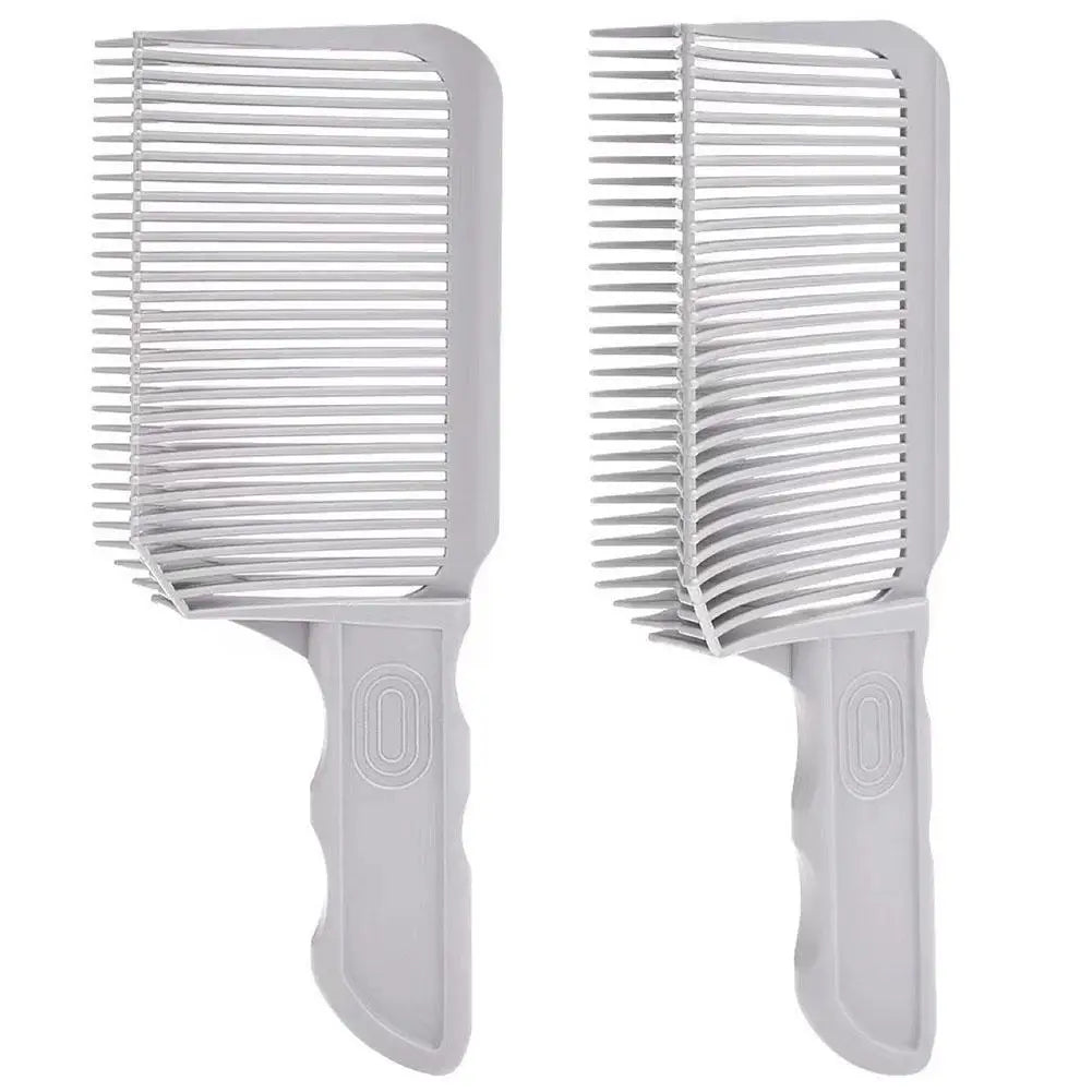 Gradient Hairstyle DIY Hair Cutting Tool Set - Curved Headband Barber Fade Combs For Home Hair Trimming And Haircuts