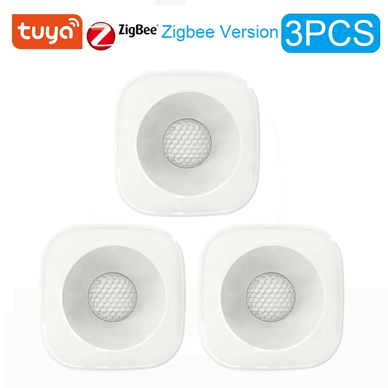 Tuya ZigBee/WiFi PIR Motion Sensor Wireless Infrared Detector Security Burglar Alarm Sensor Smart life APP Control Compatible