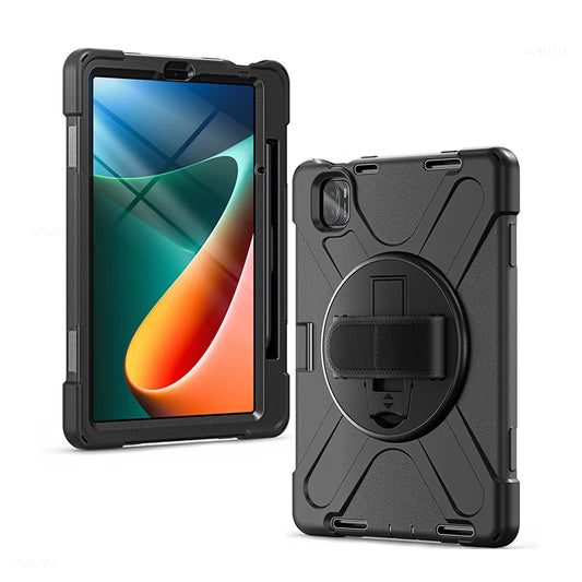 Smart Case For XiaoMi Pad 5 Pro Mi Pad MiPad 5 Tablet 11 Inch 2021 Heavy Duty Rugged Shockproof Case Cover Shell Shoulder Strap