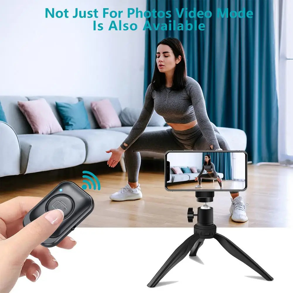 Wireless Mobile Phone BT Remote Controller Photo Shutter Remote Control Selfie Stick Bluetooth Mini Camera Controller