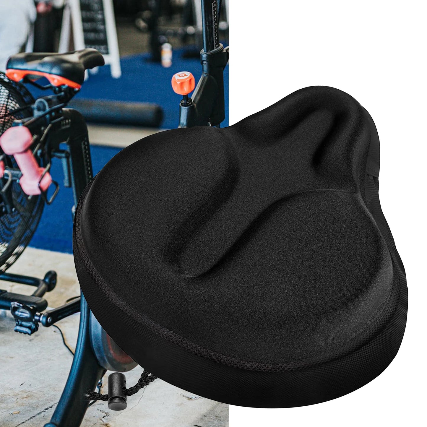 Bicycle Cushion Seat Cover 3D Gel Saddle Pad Padded Soft Extra Comfort Bike Saddle Cover For Mountain Road Bikes