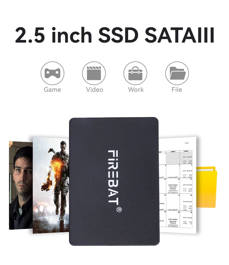 FIREBAT SSD SATA3 256GB 512GB 1T 2.5 Inch Laptop Notebook Desktop Original Hard Drive Solid State Disk