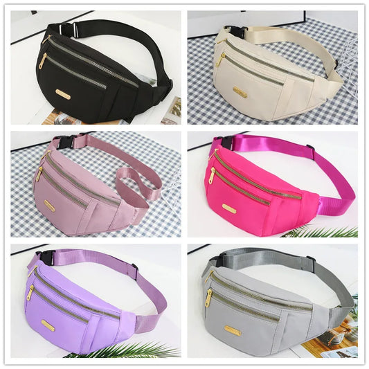 Fanny Packs for Women Men Belt Bag Fashion Waist Packs Lightweight Crossbody Bags Bum Bag for Running Hiking Travel Workout