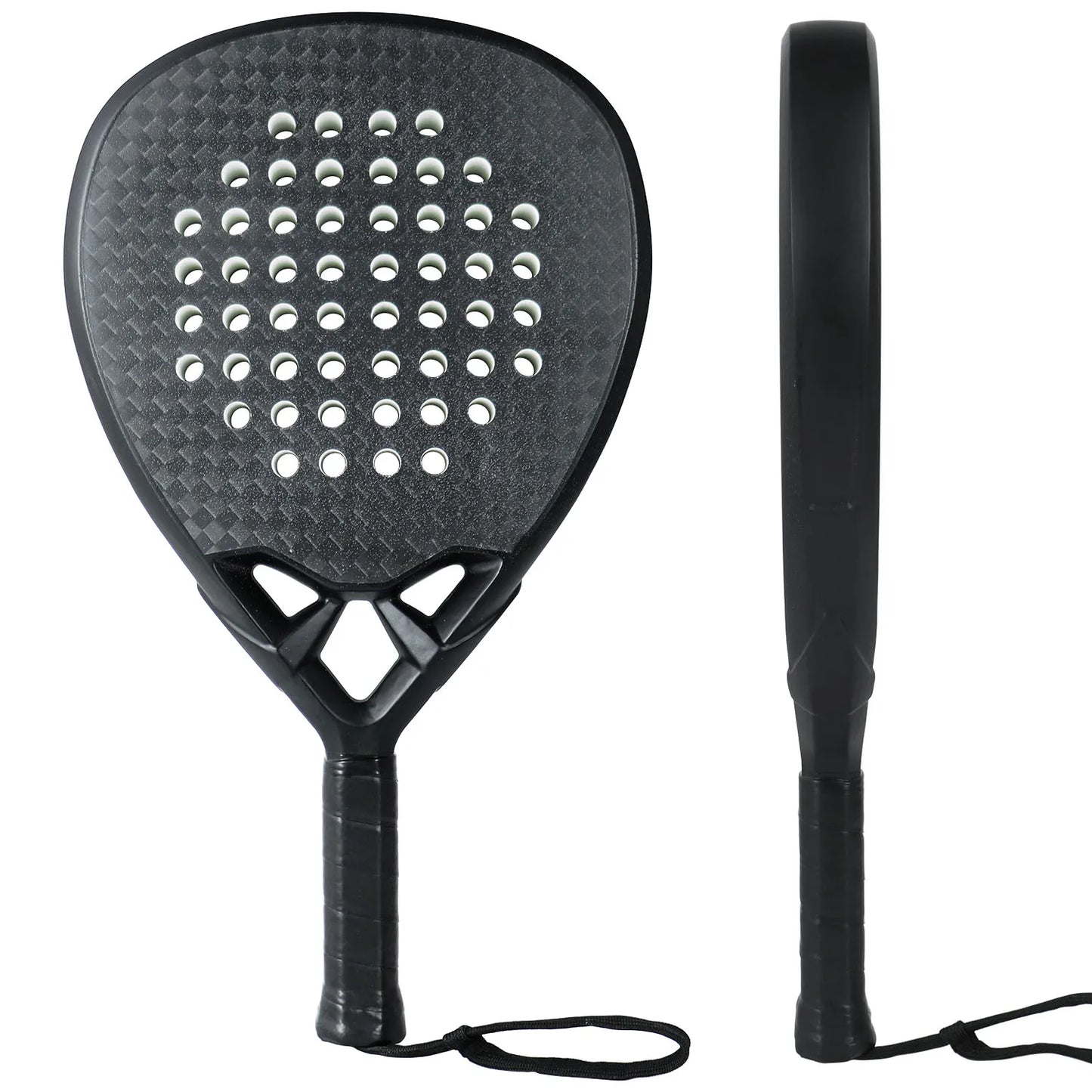 AMASPORT Professional 3/12/18K Carbon Padel Racket Tennis Paddle EVA SOFT 38mm Tenis Padel Raquete Diamond Shape