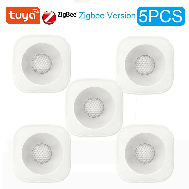 Tuya ZigBee/WiFi PIR Motion Sensor Wireless Infrared Detector Security Burglar Alarm Sensor Smart life APP Control Compatible