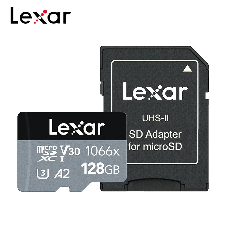 Original Lexar 1066x Memory Card 512GB 256GB 128GB 64GB SDXC Class 10 Up to 160MB/s Micro SD Card A2 U3 V30 TF Card for Phone