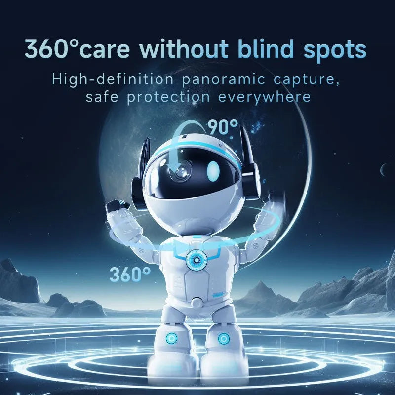 Home Robot PTZ wifi Camera Halloween Gift IP Indoor Cam Wireless PTZ Monitor Audio Video Security Surveillance For Kids Gifts