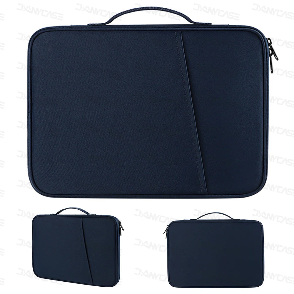 Handbag Case for iPad Samsung Xiaomi Lenovo 11-13in Sleeve Bag Cover Fashion Shockproof Protective Pouch Multi Pockets