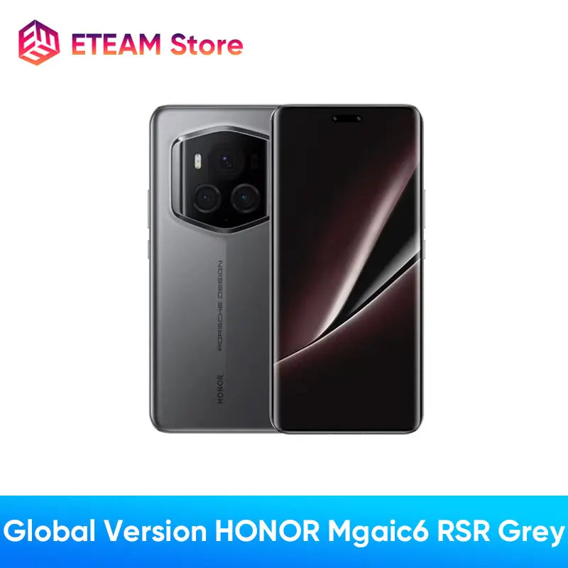 New Original Global Version HONOR Magic6 RSR PORSCHE DESIGN 5G Smartphone 6.8'' 120Hz LTPO OLED Display 66W Wireless SuperCharge