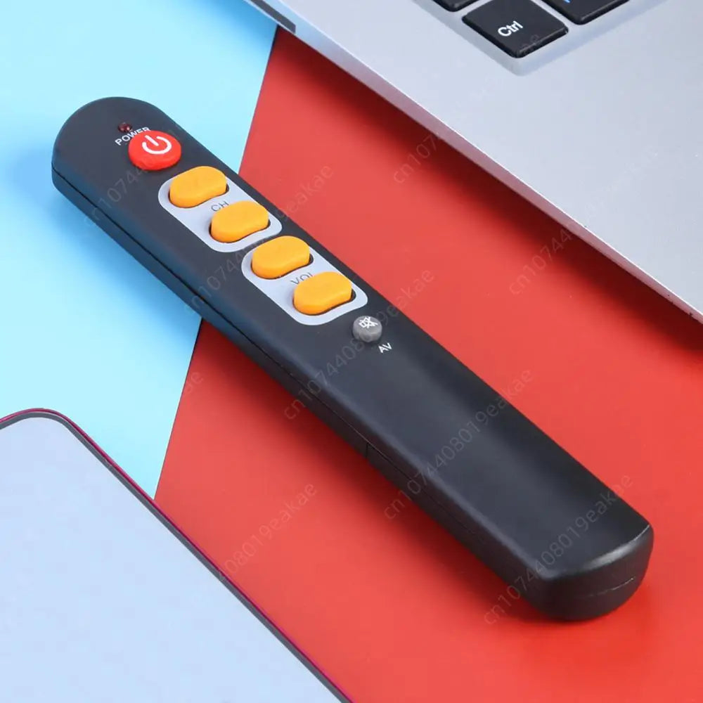 1/2PCS Universal 6 Key Learning Remote Control Big Yellow Button Copy Infrared IR Remote Controller For TV Box STB HIFIAmplifier