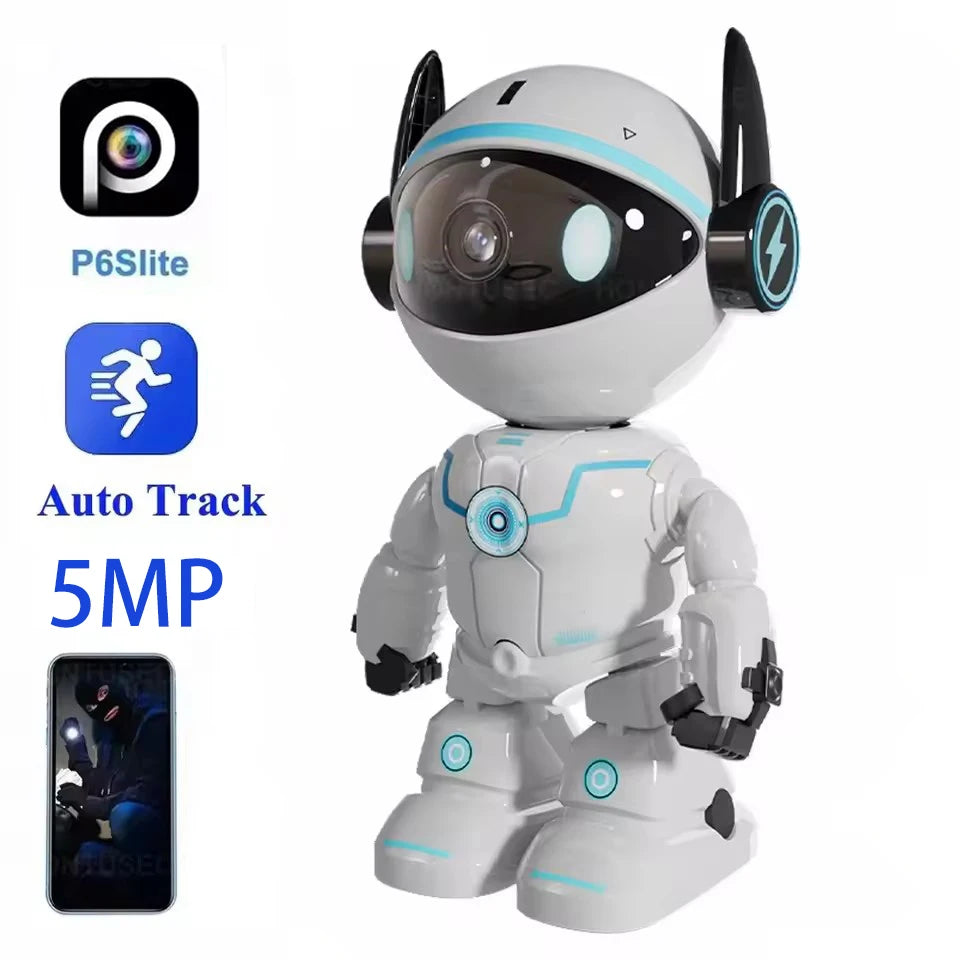 Home Robot PTZ wifi Camera Halloween Gift IP Indoor Cam Wireless PTZ Monitor Audio Video Security Surveillance For Kids Gifts