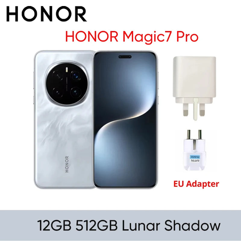 2025 NEW HONOR Magic7 Pro 5G Smartphone Snapdragon 8 Elite 6.8''120Hz LTPO Display 100W Charge Global Version HONOR Magic 7 Pro