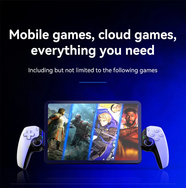 D9 Mobile Game Controller Telescopic Gamepad phone gamepad For Android IOS PS3 PS4 Switch ios  with Turbo/6-axis /Vibration