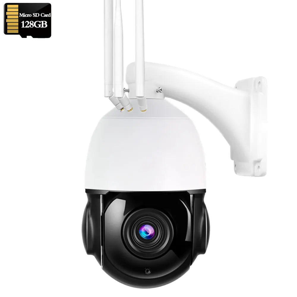 RU.Sony415 4K 8MP 3G 4G SIM Card Wireless Security IP Cam Wifi PTZ Dome 30X Auto Zoom 5MP POE Two Way Audio Human Tracking