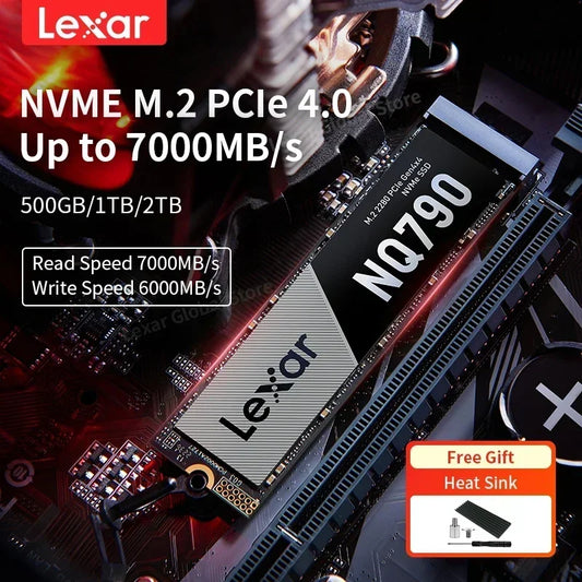 Lexar ssd nvme m2 NQ790/THOR PRO/ARES Solid State Drives Interface Protocol PCIe4.0x4 M.2 2280 2TB 1TB 4TB SSD for PC/Laptop/PS5