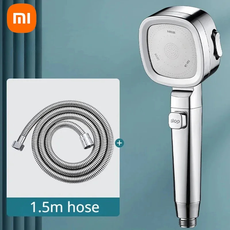 Xiaomi High Pressure Shower Head Water Saving 3-Modes Shower Heads Hanging Adjustable Water Massage Sprayer Bathroom 2025 New