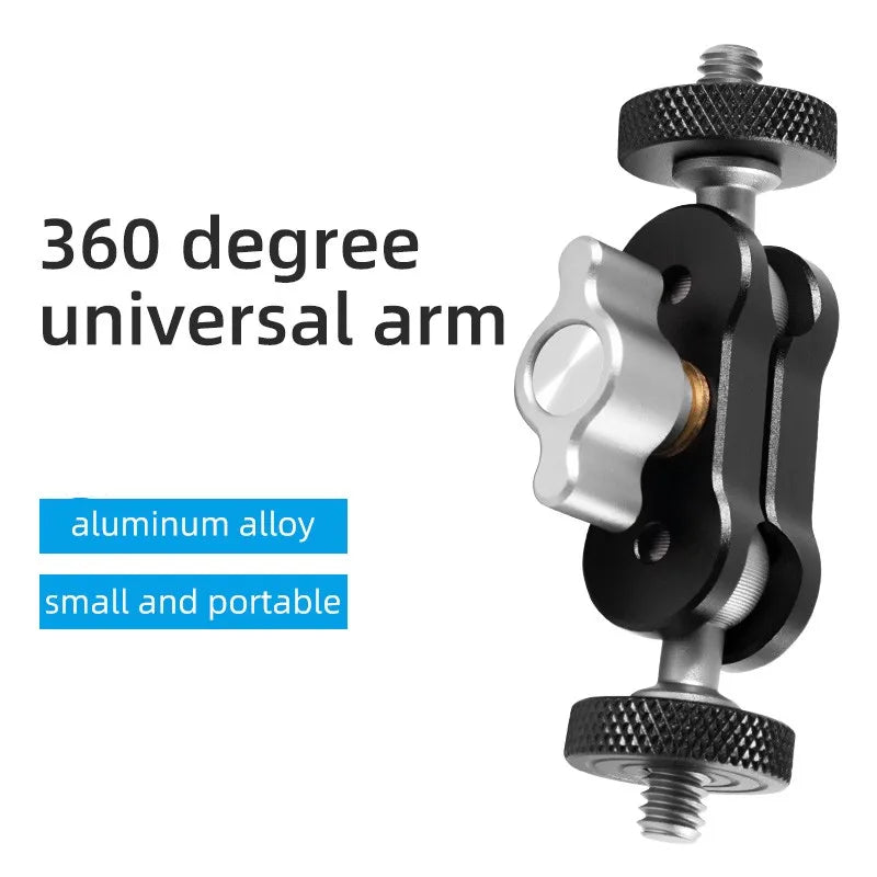 Aluminum Alloy Magic Arm Universal Adjustment 1/4 Interface Fill Light Bracket Live Photo  Strange Hand Photography Accessories