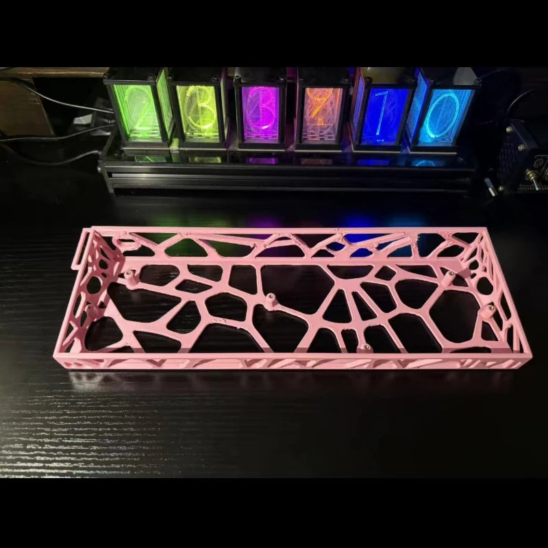 NEW Holy60 Case Custom 3D Print Resin Hollow Out Shell for Wooting Mad60 Gh60 Mechanical Keyboard Bottom Cover Thickened Version