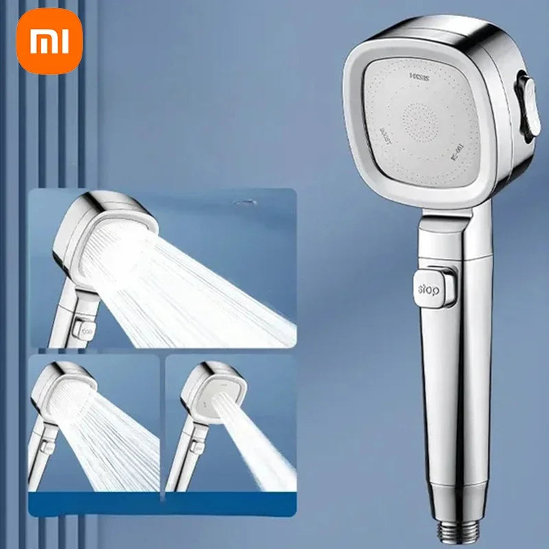 Xiaomi High Pressure Shower Head Water Saving 3-Modes Shower Heads Hanging Adjustable Water Massage Sprayer Bathroom 2025 New