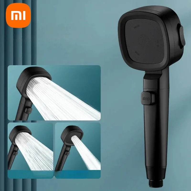 Xiaomi High Pressure Shower Head Water Saving 3-Modes Shower Heads Hanging Adjustable Water Massage Sprayer Bathroom 2025 New