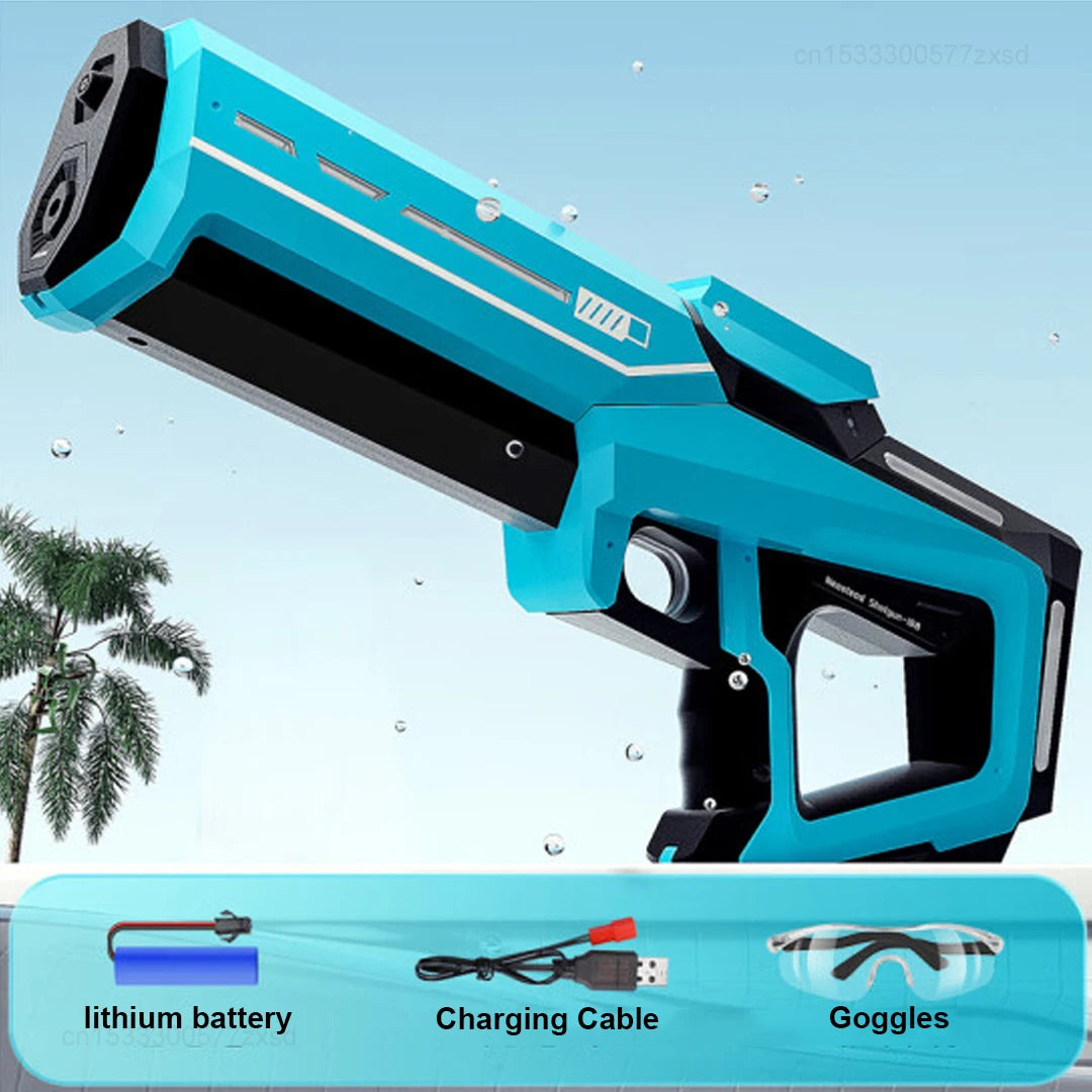 Xiaomi Wireless Dual Electric Fully Automatic Water Gun Safety High Pressure Multi Level Adjustment Long Endurance Water Gun Toy