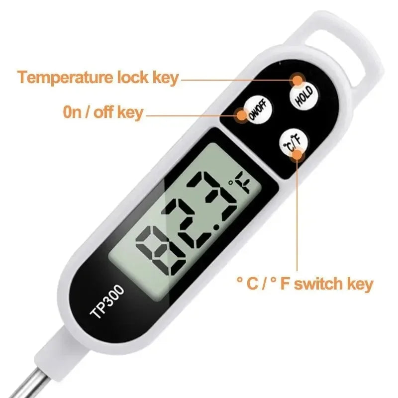 Food Thermometer TP300 Digital Kitchen Thermometer For Meat Cooking Food Probe BBQ Electronic Oven Kitchen Tools Portable