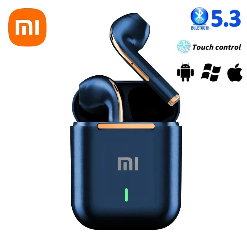 Xiaomi J18 Headset Wireless Earphones Bluetooth Headphones True Stereo Sport Game TWS Earbuds In Ear With Mic Touch NEW For IOS