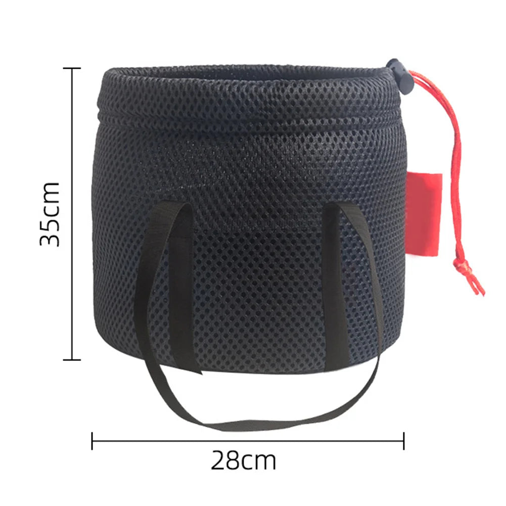 Bag Mesh Bag Mesh Pouch Pot Breathable Camping Lightweight Mesh Bag Storage Bag Various Sizes Anti-collision Bag